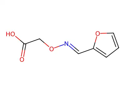 2-(2-Furylmethyleneamino)oxyacetic acid structure