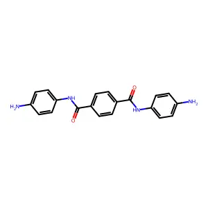 n,n'-Bis(4-aminophenyl)terephthalamide structure