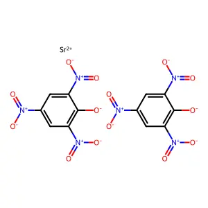 Strontium dipicrate structure