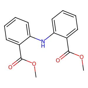 Methyl 2-{[2-(methoxycarbonyl)phenyl]amino}benzoate structure