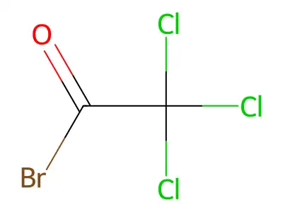 Trichloroacetyl bromide structure