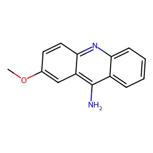 9-Amino-2-methoxyacridine structure