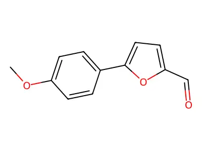 5-(4-Methoxyphenyl)-2-furaldehyde structure