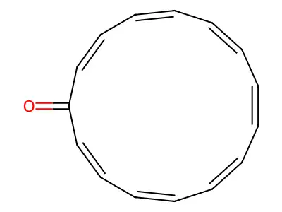 2,4,6,8,10,12,14-Cyclopentadecaheptaen-1-one structure