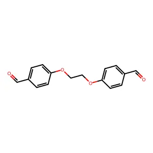 4,4'-(1,2-Ethanediylbis(oxy))bis(benzaldehyde) structure