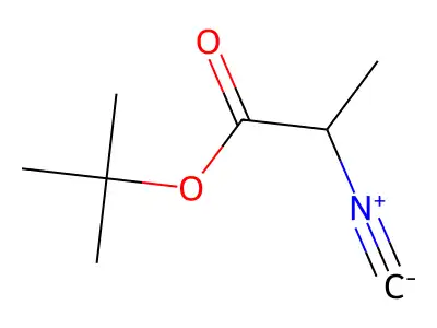 tert-Butyl 2-isocyanopropionate structure