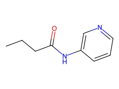 N-3-Pyridinylbutanamide structure