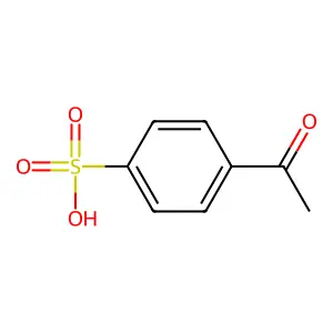 4-乙酰基苯磺酸 structure