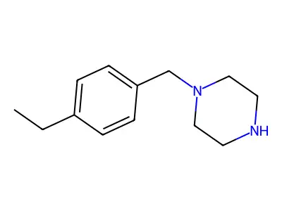 1-(4-Ethylbenzyl)piperazine structure