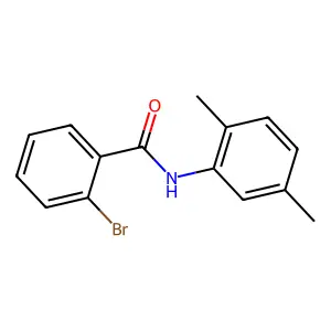 2-bromo-N-(2,5-dimethylphenyl)benzamide structure