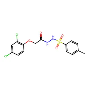 2-(2,4-dichlorophenoxy)-N'-(4-methylbenzenesulfonyl)acetohydrazide structure