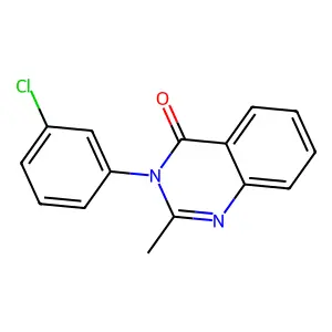 3-(3-Chlorophenyl)-2-methyl-4(3H)-quinazolinone structure