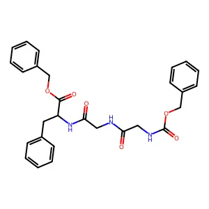 Benzyl N-[(benzyloxy)carbonyl]glycylglycylphenylalaninate structure