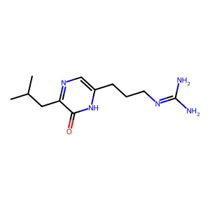 deamino-Asn-Arg-Val-Tyr-Val-His-DL-Pro-Phg-OH structure