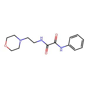 N-[2-(morpholin-4-yl)ethyl]-N'-phenylethanediamide structure