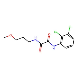 N'-(2,3-dichlorophenyl)-N-(3-methoxypropyl)oxamide structure