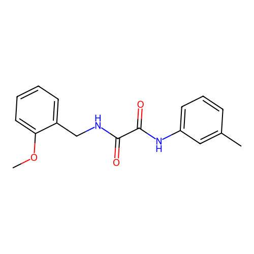 N1-(2-methoxybenzyl)-N2-(m-tolyl)oxalamide structure