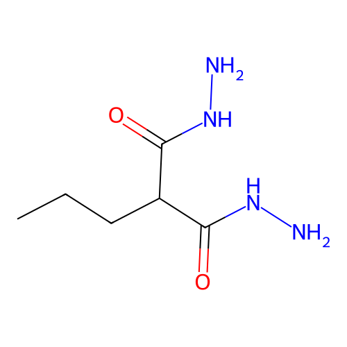 2-Propylpropanedihydrazide structure