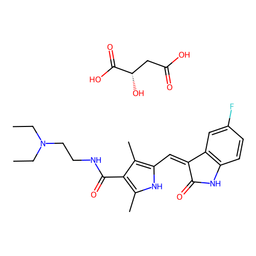 Sunitinib Malate structure