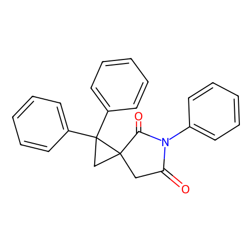 1,1,5-Triphenyl-5-azaspiro[2.4]heptane-4,6-dione structure