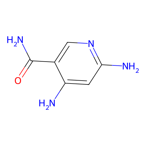 4,6-Diaminonicotinamide structure