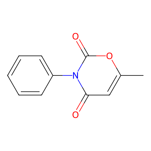 6-Methyl-3-phenyl-1,3-oxazine-2,4-dione structure