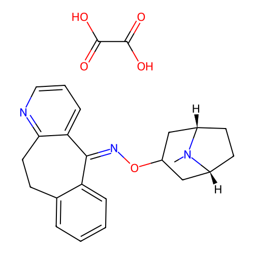 C22H25N3O.C2H2O4 structure