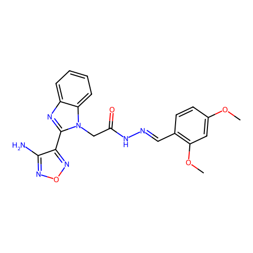 C20H19N7O4 structure
