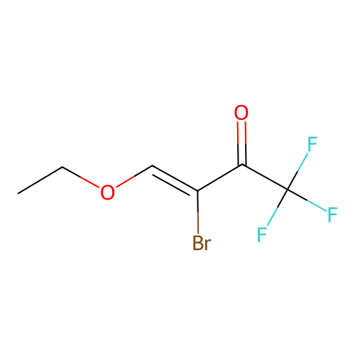 (Z)-3-bromo-4-ethoxy-1,1,1-trifluorobut-3-en-2-one structure