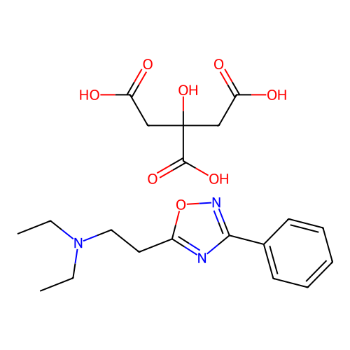 Oxolamine citrate structure