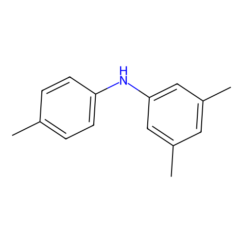 3,5-Dimethyl-N-(4-methylphenyl)benzenamine structure