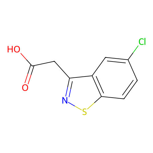 2-(5-Chloro-1,2-benzothiazol-3-yl)acetic acid structure