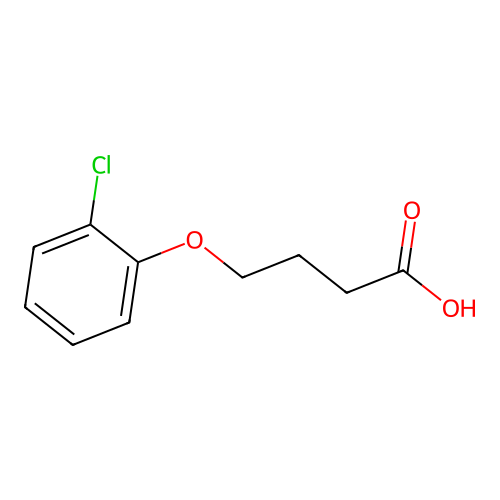 4-(2-Chlorophenoxy)butanoic acid structure