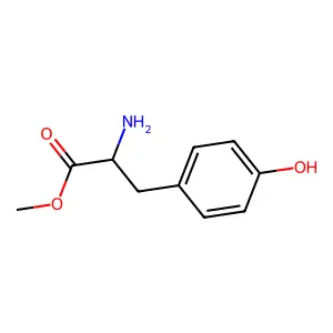 Methyl D-tyrosinate structure