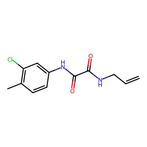 N'-(3-chloro-4-methylphenyl)-N-prop-2-enyloxamide structure