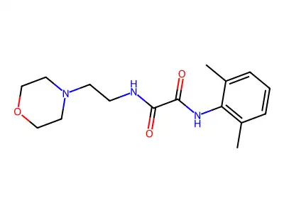 N1-(2,6-dimethylphenyl)-N2-(2-morpholinoethyl)oxalamide structure