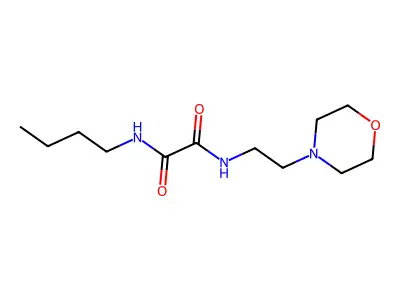 N-butyl-N'-(2-morpholin-4-ylethyl)oxamide structure