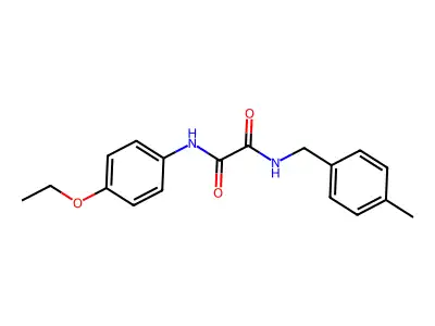 N-(4-ethoxyphenyl)-N'-(4-methylbenzyl)ethanediamide structure