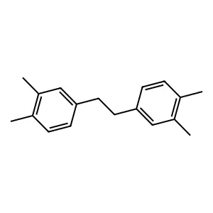 Benzene, 1,1'-(1,2-ethanediyl)bis[3,4-dimethyl- structure