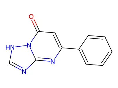 5-Phenyl-s-triazolo(1,5-a)pyrimidin-7-ol structure
