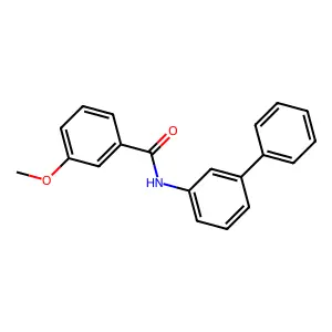 3-methoxy-N-(3-phenylphenyl)benzamide structure