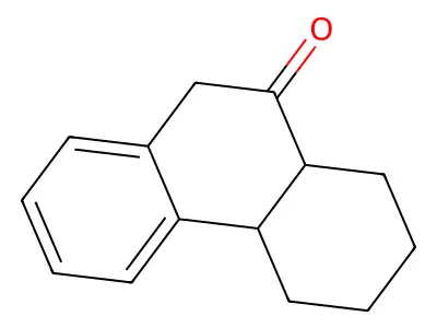 5,6,7,8,8a,10-hexahydro-4bH-phenanthren-9-one structure