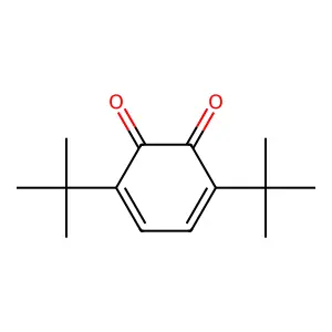 3,5-Cyclohexadiene-1,2-dione, 3,6-bis(1,1-dimethylethyl)- structure