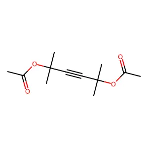 (5-Acetyloxy-2,5-dimethylhex-3-yn-2-yl) acetate structure