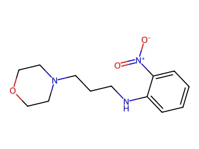 n-(3-Morpholinopropyl)-2-nitroaniline structure