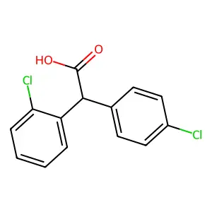 邻,对'-二氯二苯乙酸 structure