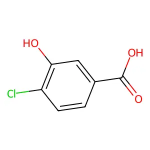 4-Chloro-3-hydroxybenzoic acid structure