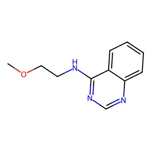 N-(2-methoxyethyl)quinazolin-4-amine structure