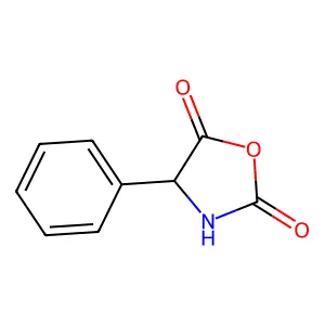 (4R)-4-Phenyl-2,5-oxazolidinedione structure