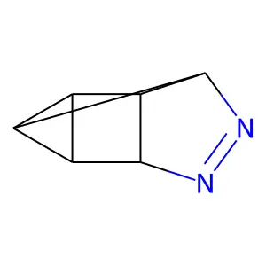 7,8-Diazatetracyclo(3.3.0.02,4.03,6)oct-7-ene structure